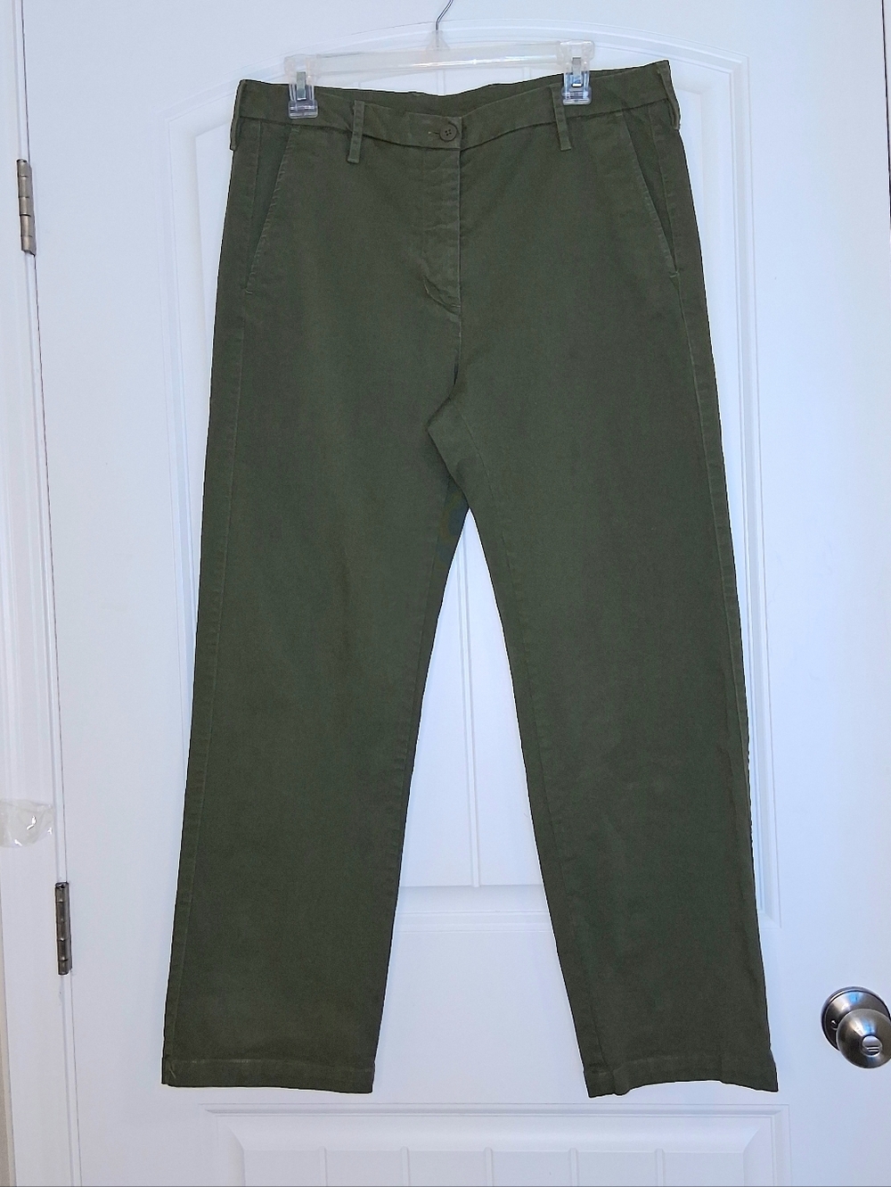 American Giant Sawbuck Chino Pants Sz 12 Moss Green - Picture 2 of 10